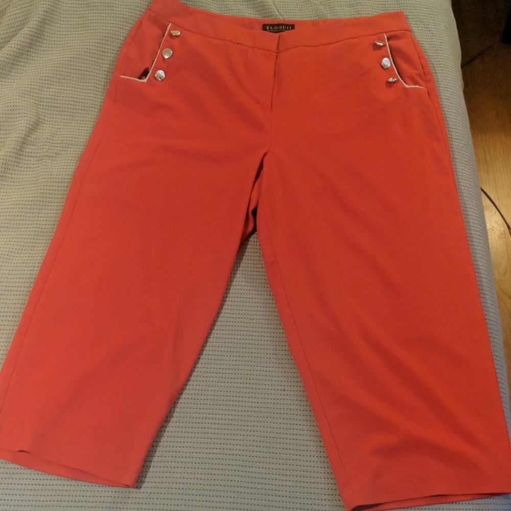 Red Wide Leg Pants